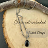 8x10 Gemstone Pendant • Sterling Silver • Kingman Turquoise, White Buffalo, Onyx, Moonstone, Garnet