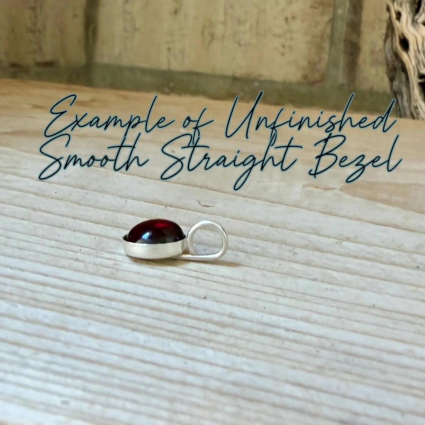 8x10 Gemstone Pendant • Sterling Silver • Kingman Turquoise, White Buffalo, Onyx, Moonstone, Garnet