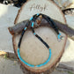 Blue Tiger’s Eye Hawk’s Eye Choker Necklace • Turquoise • Sterling Silver