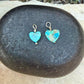 Kingman Turquoise Heart Charms • 6mm & 10mm Old‑Stock Arizona Turquoise Beads