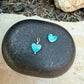 Kingman Turquoise Heart Charms • 6mm & 10mm Old‑Stock Arizona Turquoise Beads