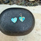 Kingman Turquoise Heart Charms • 6mm & 10mm Old‑Stock Arizona Turquoise Beads