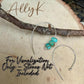 Open Loop Dangle Ear Wires • Argentium Silver • 20g • 1.25" Drop