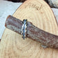 Sterling Silver Ridged Band • Rustic Textured Pattern Ring