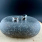 Sterling Silver Onyx Ear Cuff • 3mm or 4mm • Wide Conch Band • No Piercing Earring