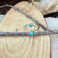 Kingman Turquoise Sterling Silver Ring • Adjustable Double Bezel • Smooth or Serrated