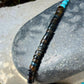 Blue Tiger’s Eye Hawk’s Eye Choker Necklace • Turquoise • Sterling Silver