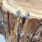 Sterling Silver Zia Sun Symbol Studs • Western Minimal Earrings • Everyday Posts