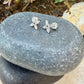 Sterling Silver Zia Sun Symbol Studs • Western Minimal Earrings • Everyday Posts