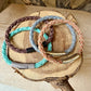 5mm Braided Suede Leather Bracelet • Bayonet Clasp • Multiple Colors