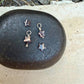 Mother of Pearl Star Bead Charms • 6mm & 13mm Sterling Silver Wrapped