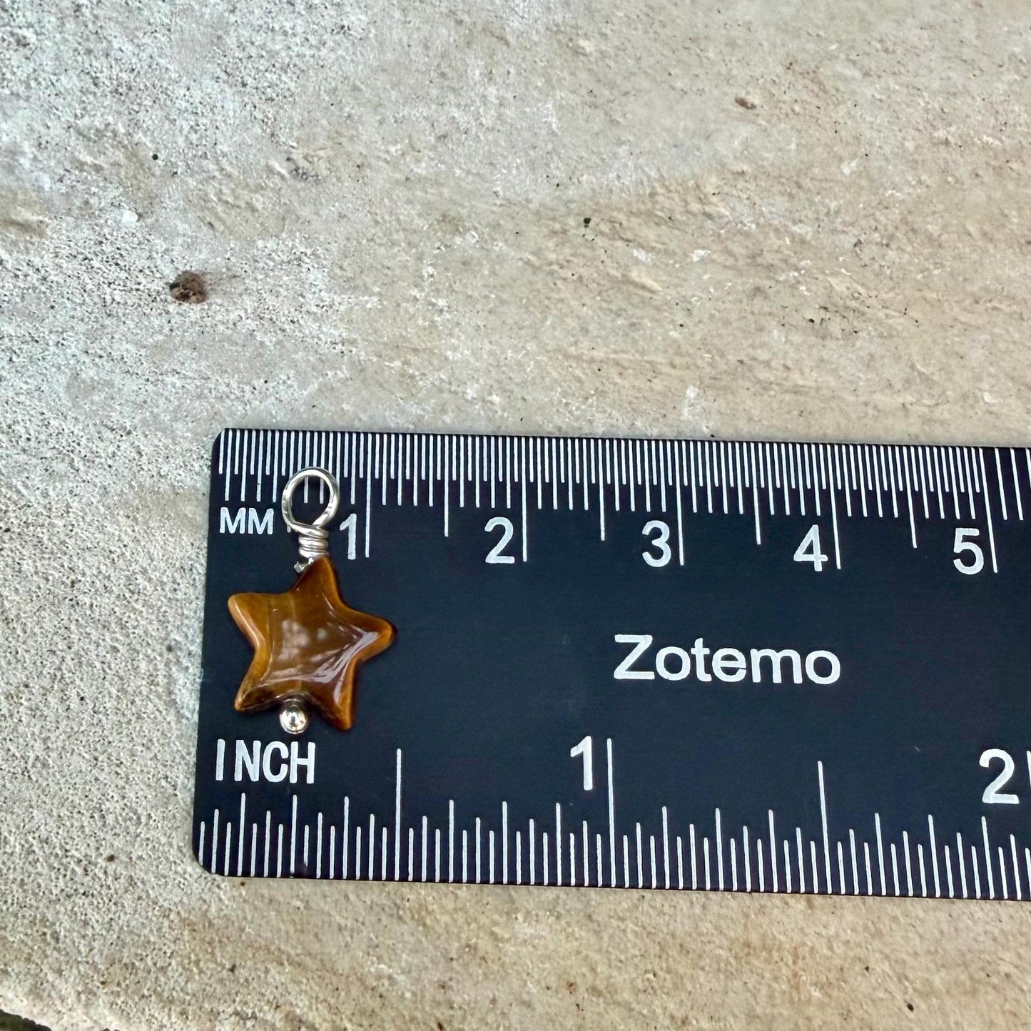 Tiger’s Eye Heart & Star Charms • 6–7mm Hearts • 10mm Star Gemstones