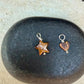 Tiger’s Eye Heart & Star Charms • 6–7mm Hearts • 10mm Star Gemstones