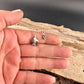 Mother of Pearl Star Bead Charms • 6mm & 13mm Sterling Silver Wrapped