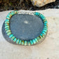 Kingman Green Turquoise Bracelet • Sterling Silver Southwest Style
