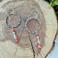Spiny Oyster Circle Earrings • Sterling Silver • Southwestern Jewelry