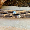 Sterling Concho Drop Earrings • Sunflower or Starburst Dangles • Argentium Ear Wires • 18g 20g