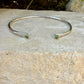 Dainty Kingman Turquoise Cuff • Sterling Silver • Minimal Southwest Bracelet
