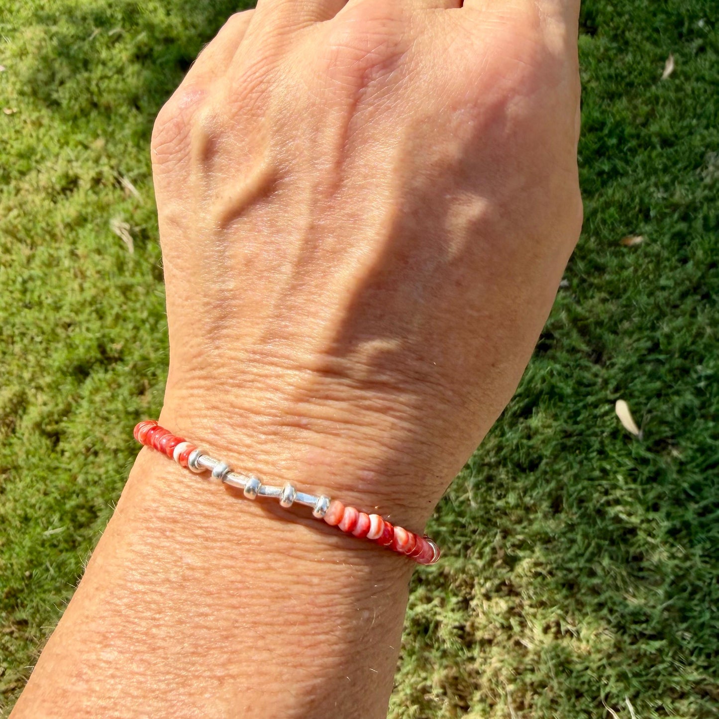 Spiny Oyster Bracelet • Sterling Silver Southwest Jewelry