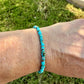 Kingman Blue Turquoise Bracelet • Sterling Silver Southwest Jewelry