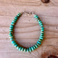 Kingman Green Turquoise Bracelet • Sterling Silver Southwest Style