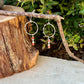 Spiny Oyster Circle Earrings • Sterling Silver • Southwestern Jewelry