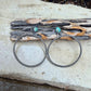 Sterling Silver Turquoise Hoop & Post Earrings • 6mm Kingman Turquoise • Custom Size