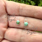 Sterling Silver Sleeper Hoop Earrings • Minimalist Hoops with Optional Kingman Turquoise Dangle