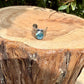 Swiss Blue Topaz Ear Cuff • Hammered Sterling Silver • No Piercing • 4mm or 7mm
