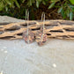 Copper & Silver Leaf Earrings • Mixed Metal Dangle Earrings