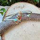 Dainty Kingman Turquoise Cuff • Sterling Silver • Minimal Southwest Bracelet
