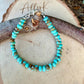 Kingman Blue Turquoise Bracelet • Sterling Silver Southwest Style