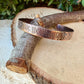 We The People Bracelet• Hand‑Forged Hammered Raw Copper Cuff