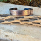 Feather Embossed Copper Cuff • Rustic Raw Copper Bracelet • Hand‑Forged Southwestern Jewelry
