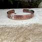 We The People Bracelet• Hand‑Forged Hammered Raw Copper Cuff