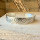 Southwest Sterling Silver Cuff • Embossed 925 Bracelet • Hand‑Forged Unisex Silver Jewelry
