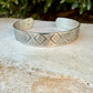 Southwest Sterling Silver Cuff • Embossed 925 Bracelet • Hand‑Forged Unisex Silver Jewelry