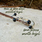 Black Onyx Sterling Silver Ring • Adjustable Double Cabochon Bezel • Midnight Onyx Stone