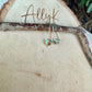 Number 8 Turquoise Dangle Earrings • 6mm Cabochon Drop • Sterling or Argentium Silver