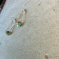 14k Gold‑Filled Number 8 Turquoise Earrings • Dangle • 6mm Cabochon Drop
