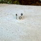 Sterling Silver Southwest Sun Hammered Ear Cuff | Wide Conch Band | No-Piercing Earring