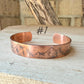 Rustic Mountains Copper Cuff • Hand‑Forged Raw Copper Bracelet