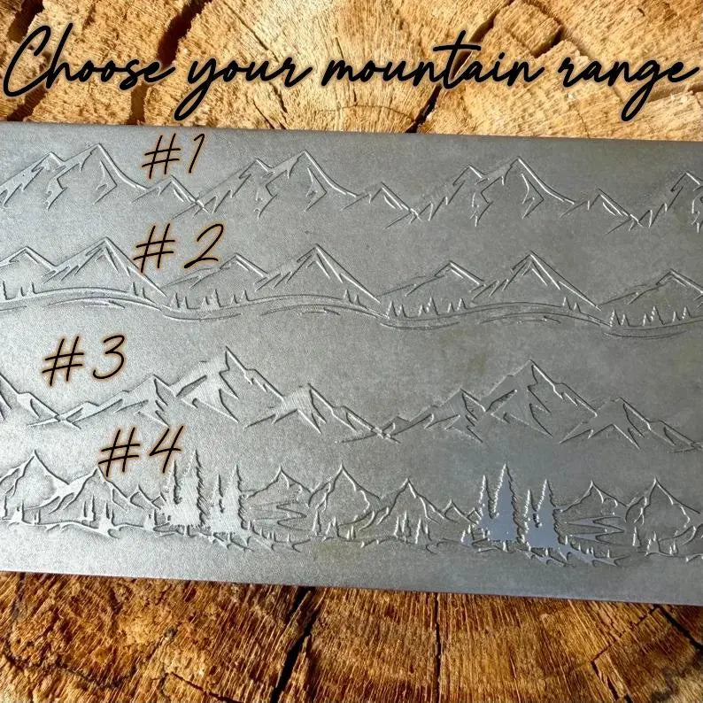 Rustic Mountains Copper Cuff • Hand‑Forged Raw Copper Bracelet