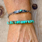 Kingman Blue Turquoise Bracelet • Sterling Silver Southwest Style