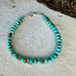 Kingman Blue Turquoise Bracelet • Sterling Silver Southwest Style