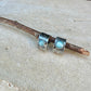 Larimar Ear Cuff • Sterling Silver Floral • 4mm or 5mm • Faux Conch • No Piercing