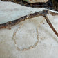 Sterling Silver 14kt Gold Filled Paperclip Bracelet • Twisted Chain • Mixed Metal Layering