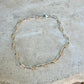 Sterling Silver 14kt Gold Filled Paperclip Bracelet • Twisted Chain • Mixed Metal Layering