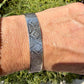 Southwest Sterling Silver Cuff • Embossed 925 Bracelet • Hand‑Forged Unisex Silver Jewelry