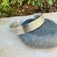 Southwest Sterling Silver Cuff • Embossed 925 Bracelet • Hand‑Forged Unisex Silver Jewelry